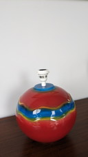 Keramieken Lampvoet Lampes D’Albret, Vintage En Kleurrijk