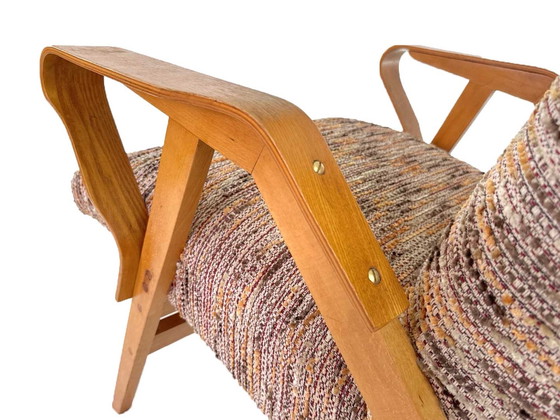 Image 1 of vintage no. 24-23 fauteuil van František Jirák voor Tatra Nabytok Pravenec