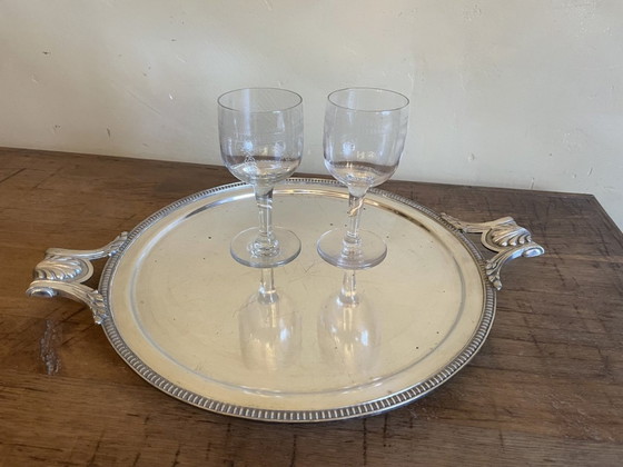 Image 1 of Dienblad Serveerschaal Silverplated Antiek Frans