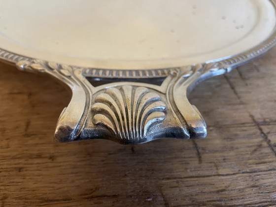 Image 1 of Dienblad Serveerschaal Silverplated Antiek Frans