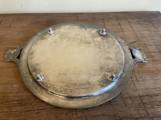 Image 1 of Dienblad Serveerschaal Silverplated Antiek Frans