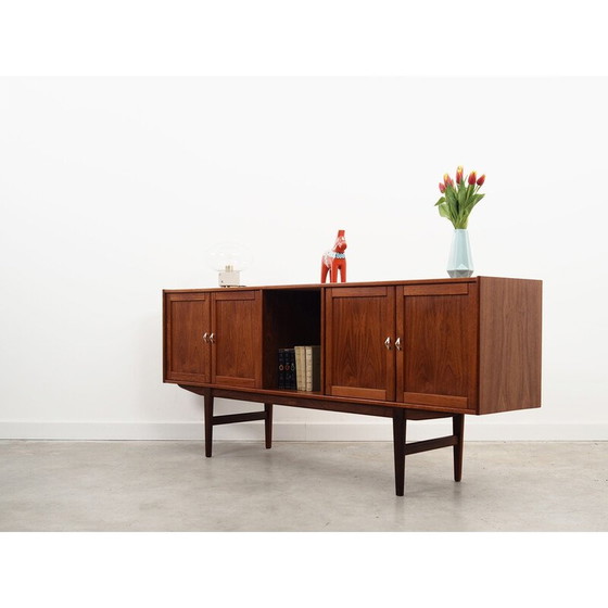 Image 1 of Vintage teakhouten dressoir, Denemarken 1970