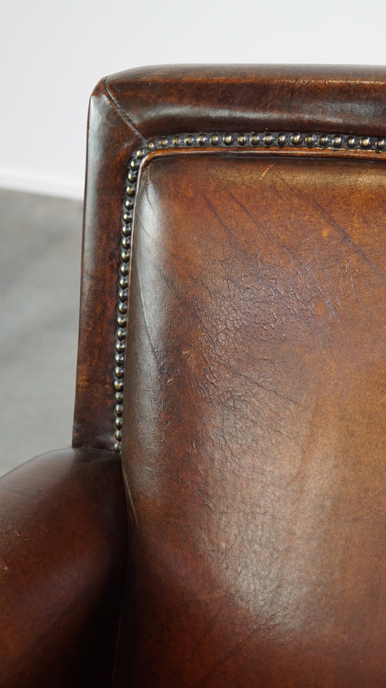 Image 1 of Vintage Schapenleren Armchair/ Fauteuil