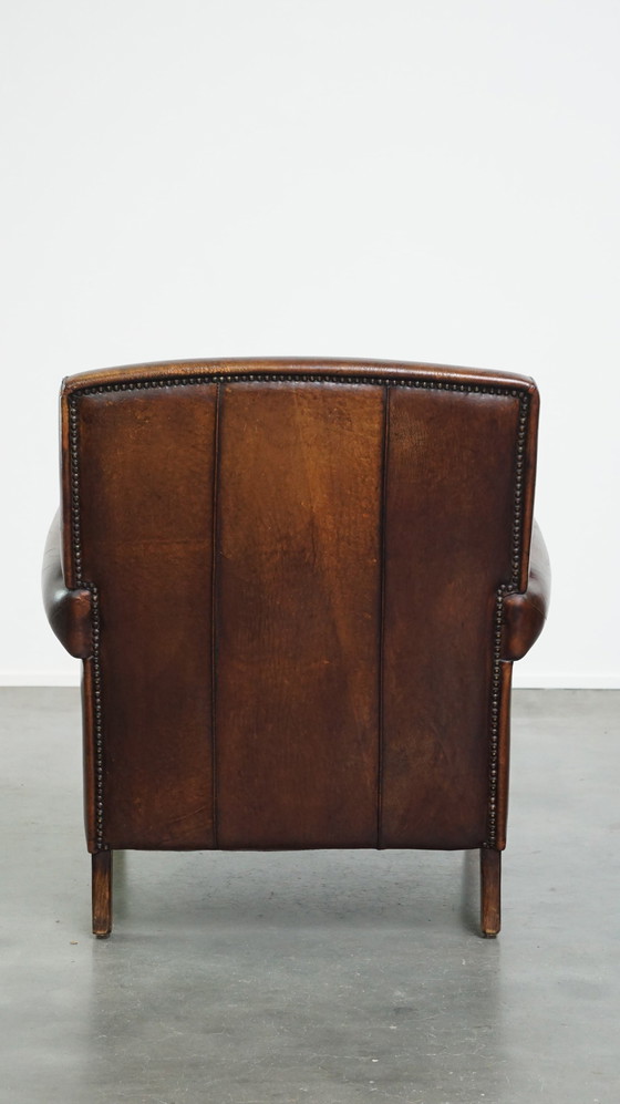 Image 1 of Vintage Schapenleren Armchair/ Fauteuil