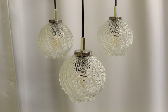 Image 1 of Vintage cascade lamp - transparant persglas