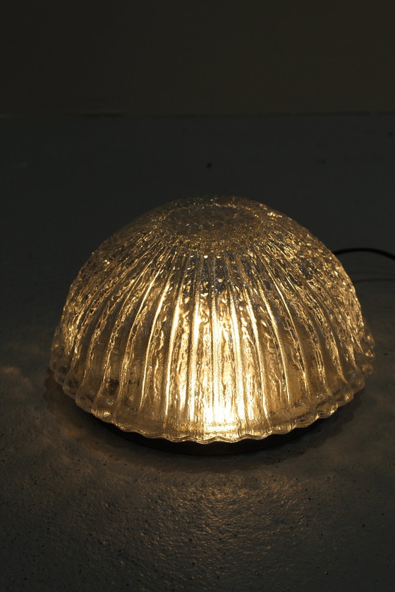 Image 1 of Vintage Plafondlamp, Wandlamp - Glashütte Limburg, Jaren '70