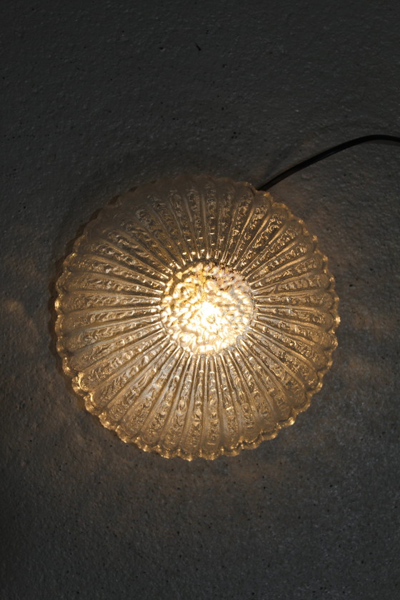 Image 1 of Vintage Plafondlamp, Wandlamp - Glashütte Limburg, Jaren '70