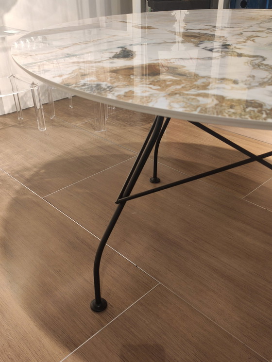 Image 1 of Kartell Tafel Glossy Rond Ø128 Cm