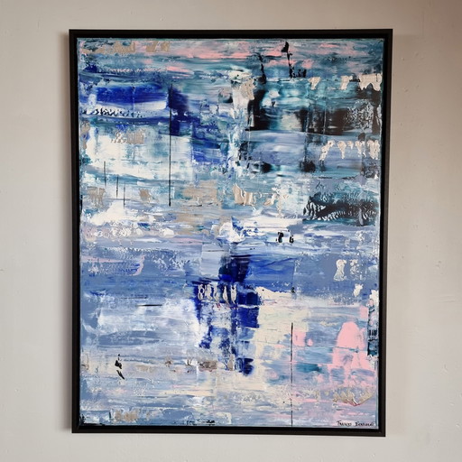 Frances Eckhardt - 70x90 Abstract Schilderij No. 202426