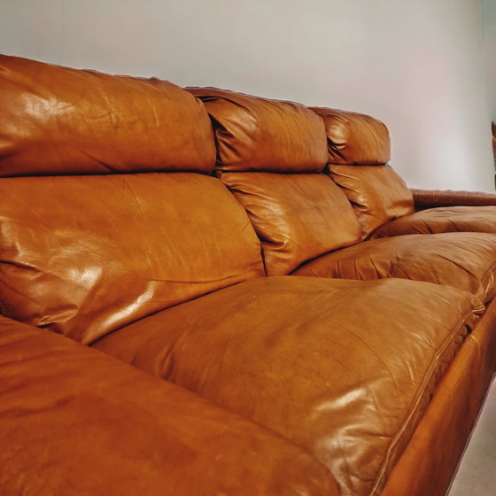 Image 1 of Vintage Leather Sofa & Chair