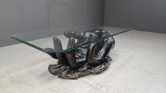 Image 1 of Vintage handgevormde salontafel, 1980S