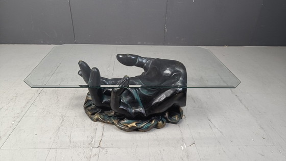 Image 1 of Vintage handgevormde salontafel, 1980S