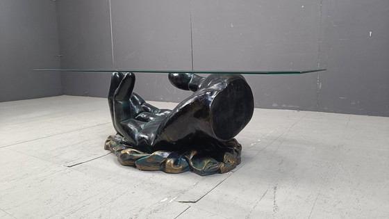 Image 1 of Vintage handgevormde salontafel, 1980S