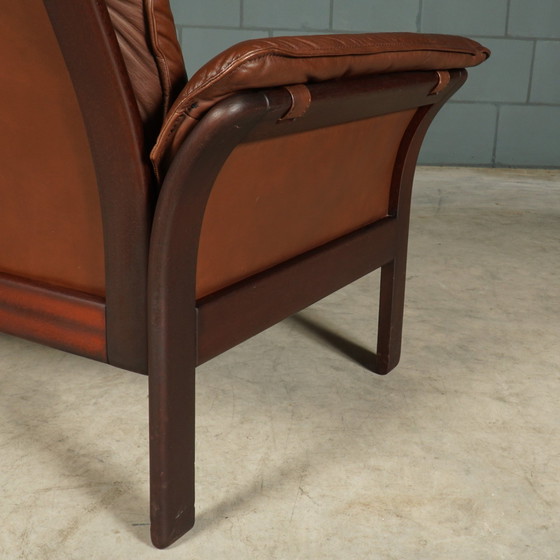 Image 1 of Vintage Fauteuils ‘Scala’ Met Hocker – Dreipunkt International – Jaren 80