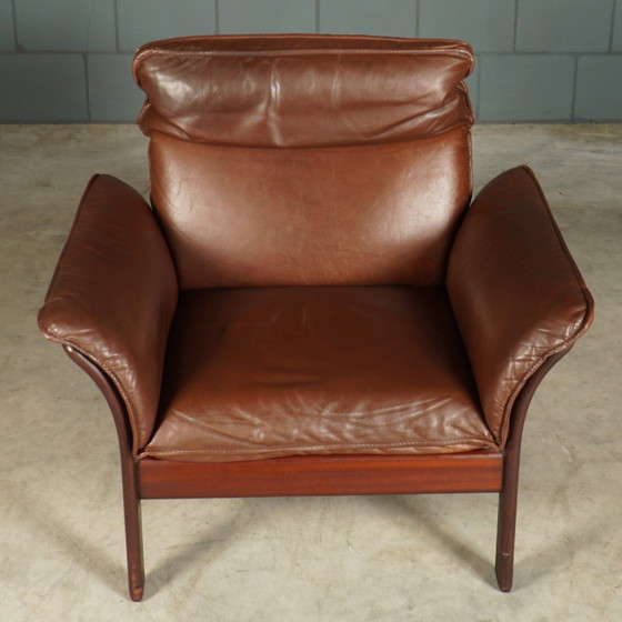 Image 1 of Vintage Fauteuils ‘Scala’ Met Hocker – Dreipunkt International – Jaren 80