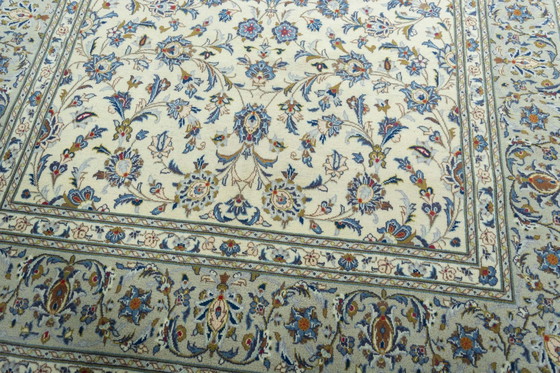 Image 1 of Handgeknoopt Keshan tapijt van kurk - 311 x 196 cm