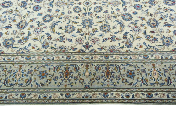 Image 1 of Handgeknoopt Keshan tapijt van kurk - 311 x 196 cm