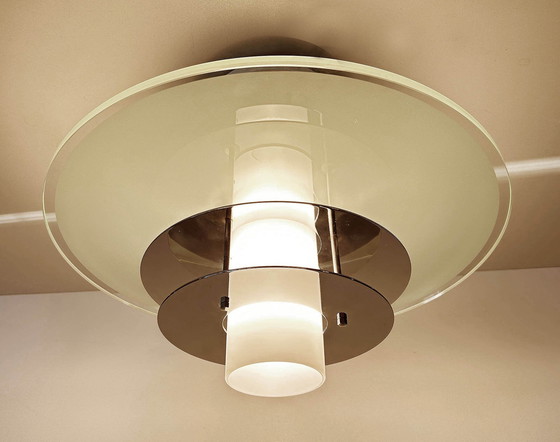 Image 1 of  Vintage plafondlamp, Memphis-stijl