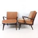 2x vintage lounge fauteuil