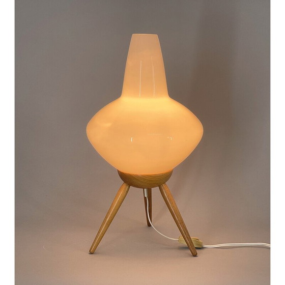 Image 1 of Vintage ruimtetijdperk "raket" tafellamp voor Úluv, Tsjecho-Slowakije 1960