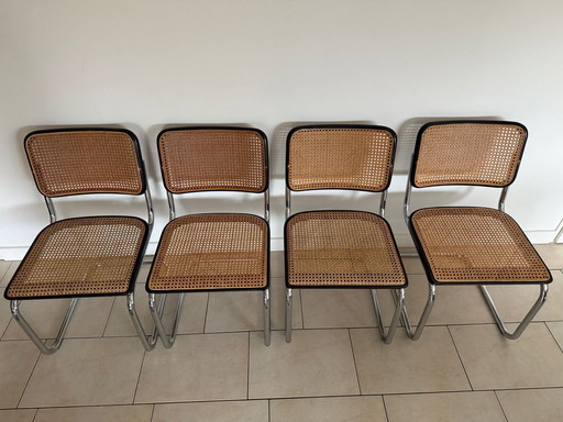 4X Thonet Eetkamerstoelen Model S32