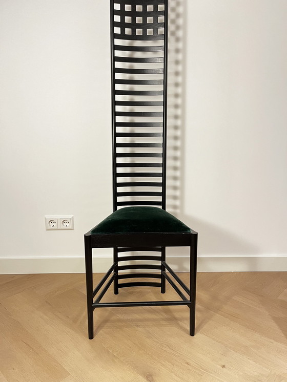 Image 1 of Hill House Chair - Charles Mackintosh Voor Cassina 1973