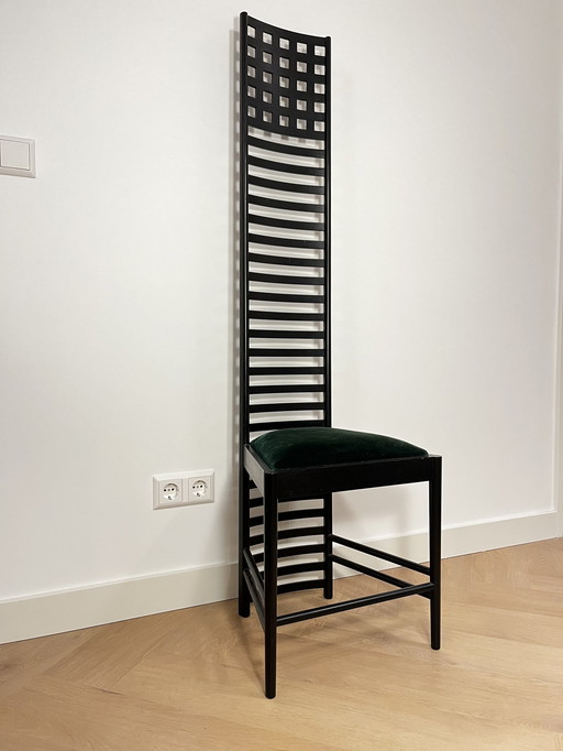 Hill House Chair - Charles Mackintosh Voor Cassina 1973