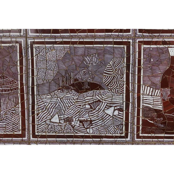 Image 1 of Vintage acryl op vinyl door Guillaume Siméon