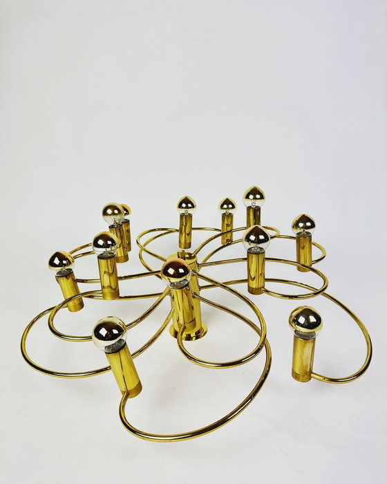 Image 1 of Vintage spiral plafondlamp