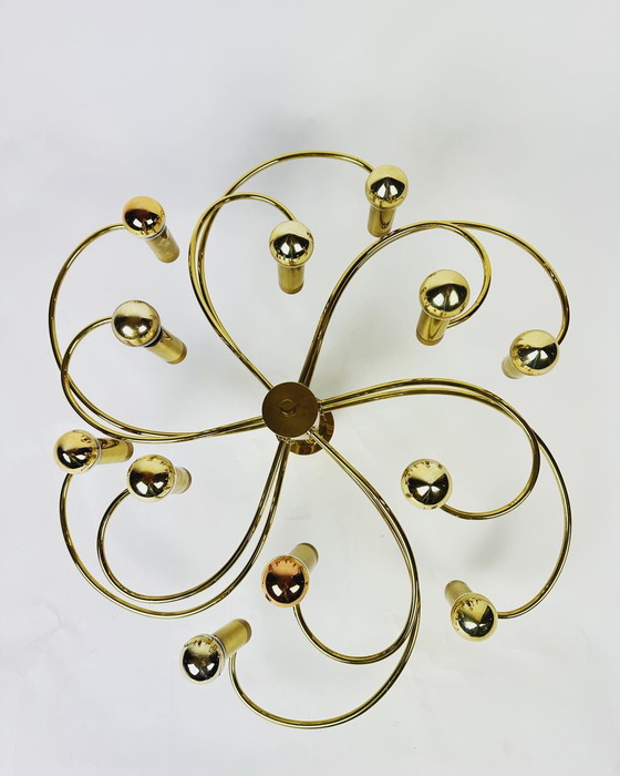 Image 1 of Vintage spiral plafondlamp