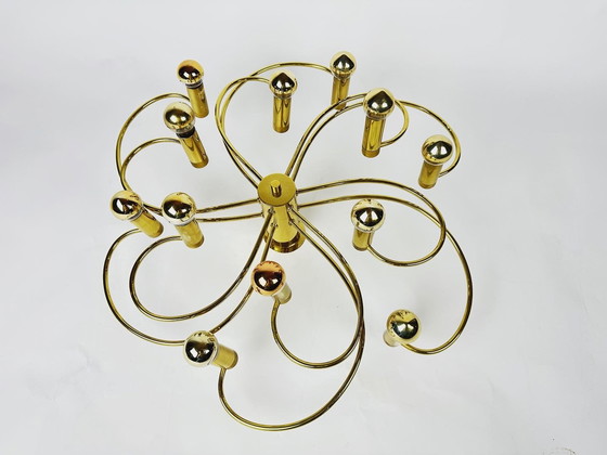 Image 1 of Vintage spiral plafondlamp