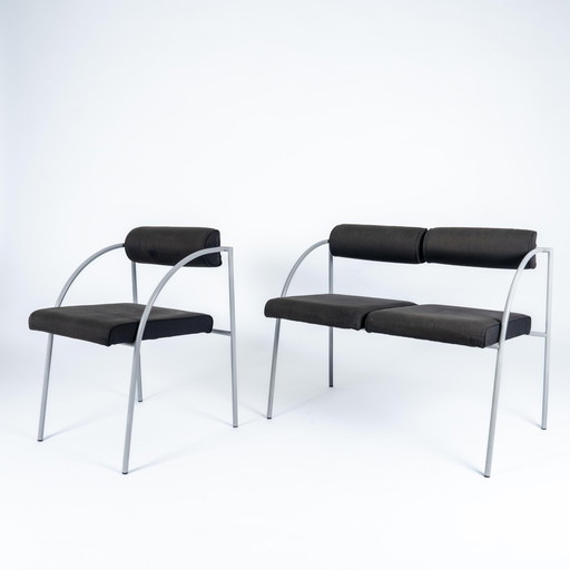 2x Postmodern Bieffeplast Rodney Kinsman Vienna Fauteuils