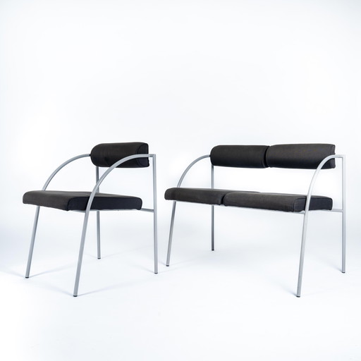 2x Postmodern Bieffeplast Rodney Kinsman Vienna Fauteuils