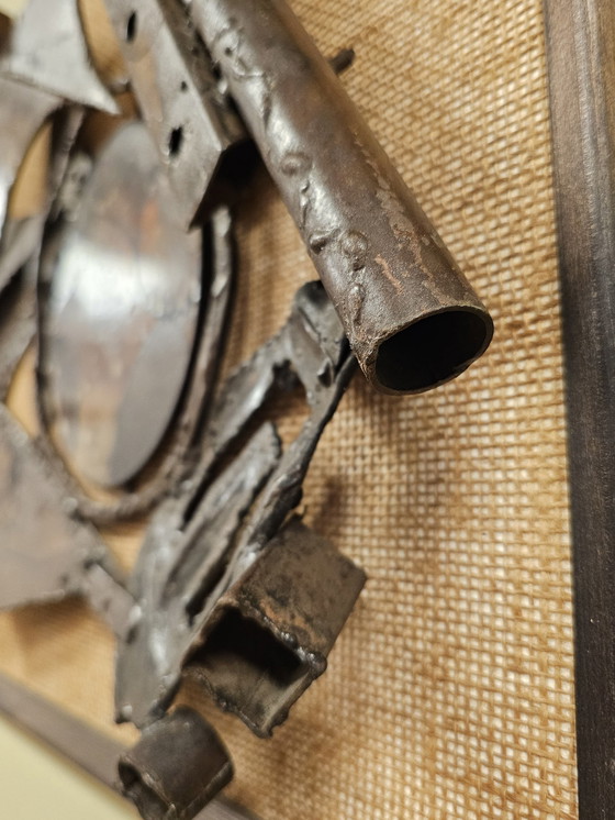 Image 1 of Vintage Brutalist Hendrik Horst Wandpaneel Wandobject 