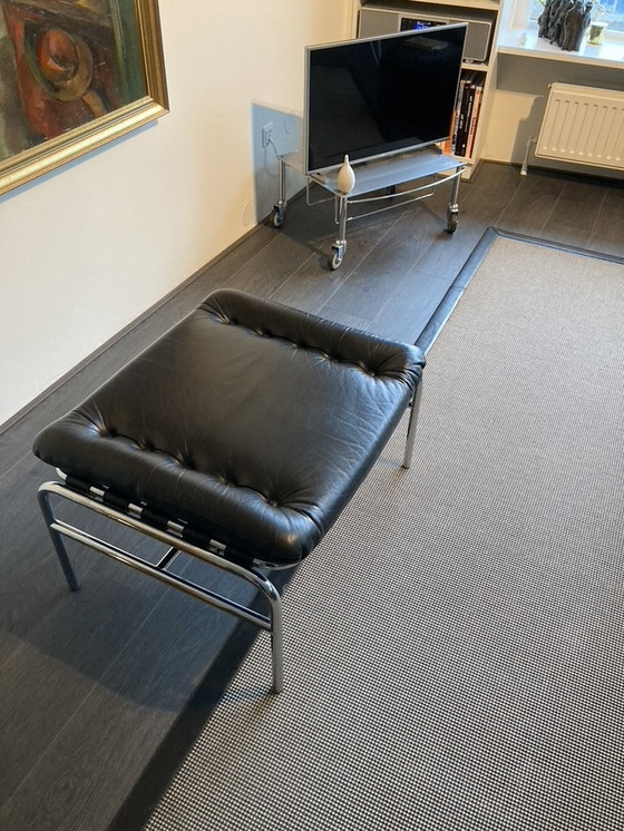 Image 1 of Martin Visser Fauteuil Met Voetenbank