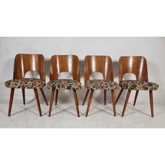 Image 1 of Set van 4 vintage stoelen van Oswald Haerdtl, jaren 1970