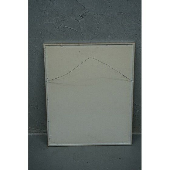 Image 1 of Ingelijste vintage litho van Stig Deteste, Zweden 1990