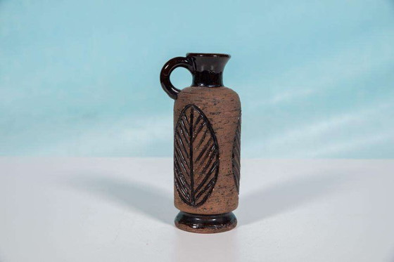 Image 1 of Vintage design vaas Laholm Sweden, ceramic vase sixties