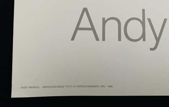 Image 1 of Andy Warhol, Gesigneerd Met Registratie In Impressum Copyright 'Achenbach Art Edition/Galerie Hans Mayer/Dusseldorf, 1988” Offse