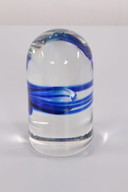 W. Hessen O.Horn Paperweight met blauw