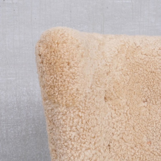 Image 1 of Mid-eeuwse Deense Shearling Teddybeer fauteuil van Mogens Lassen, 1960