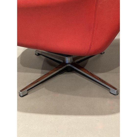 Image 1 of Paar vintage leren fauteuils, 1950