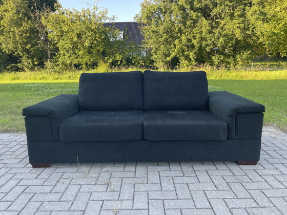 Image 1 of 2.5 Zits Henders en Hazel Zwart Stoffen Sofa