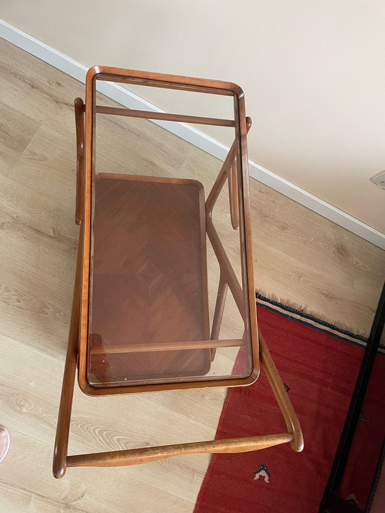 Image 1 of Mid century modern bar cart