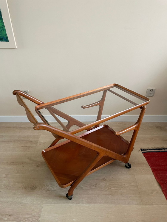 Image 1 of Mid century modern bar cart