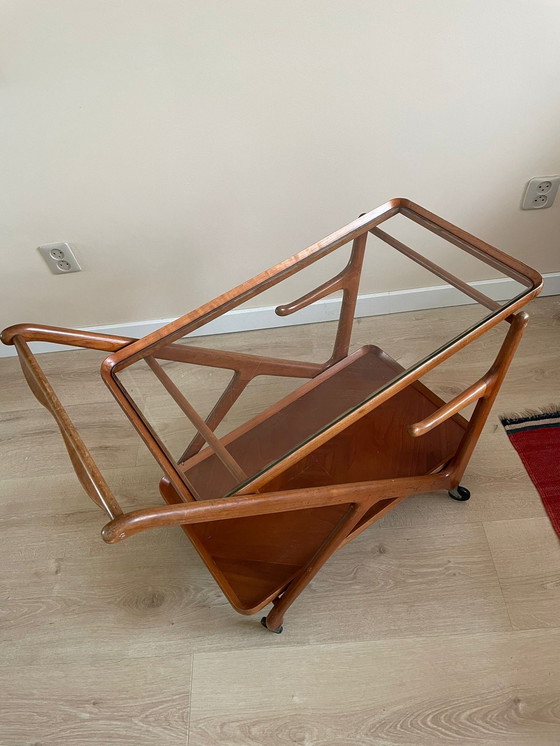 Image 1 of Mid century modern bar cart