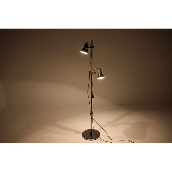 Image 1 of Bruine vintage vloerlamp, jaren 1980
