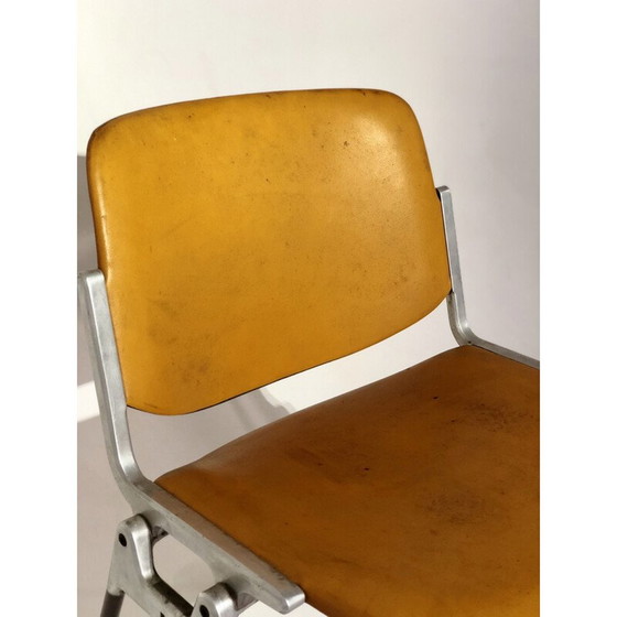 Image 1 of Vintage leren stoel van Giancarlo Pieretti