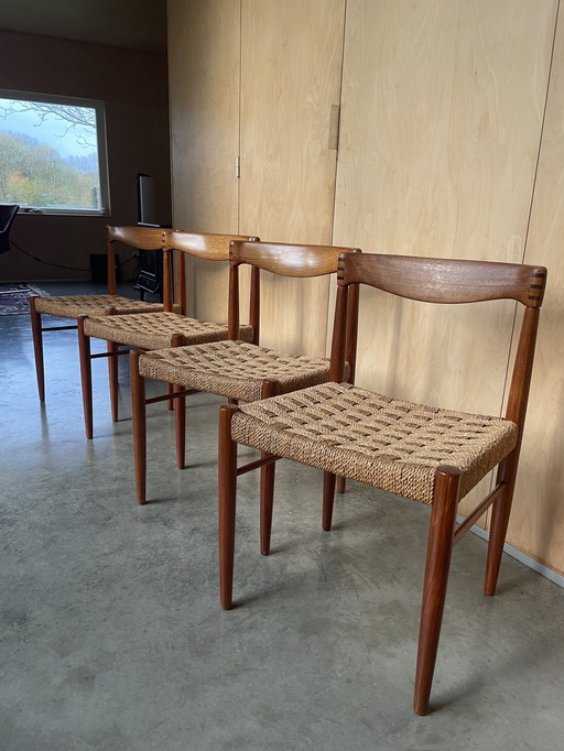 4 Stoelen H.W. Klein Voor Bramin