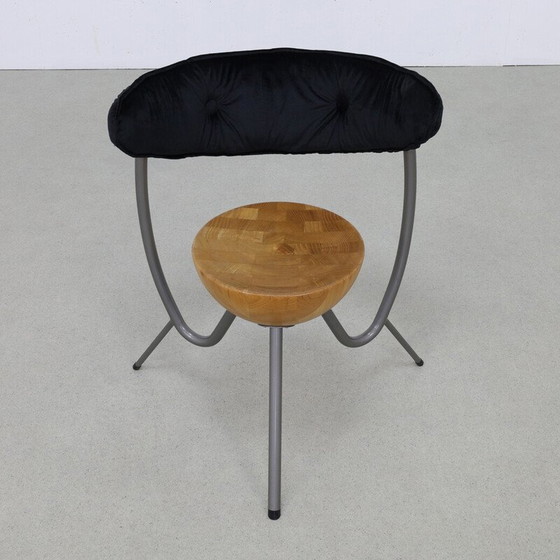 Image 1 of Set van 4 vintage postmoderne eetkamerstoelen van Rob Eckhardt, jaren 1980